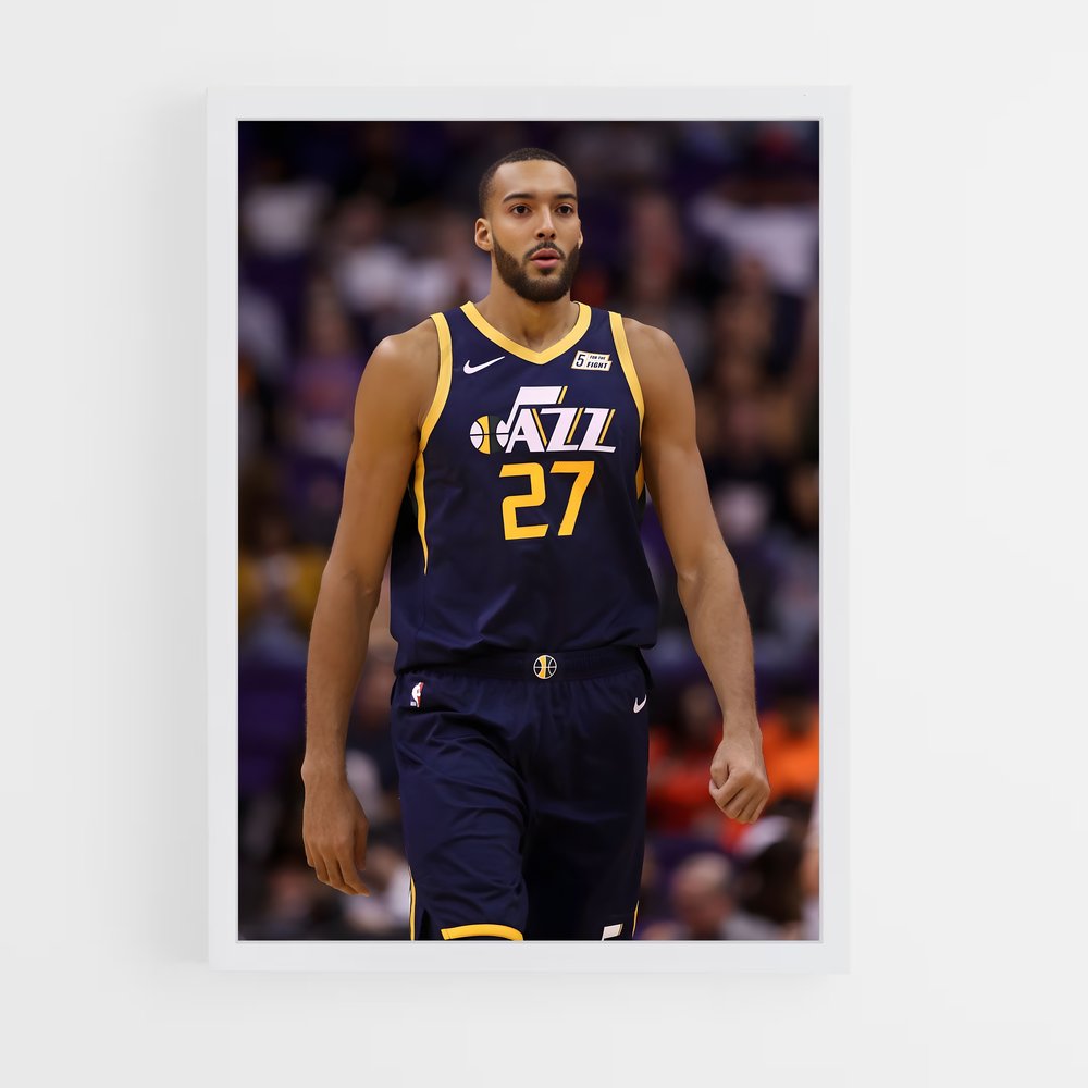 Poster Rudy gobert – affiche Basketball (vue 3)
